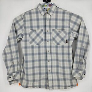 Walls Shirt Mens Large Pearl Snap Long Sleeve Plaid Ranch Western Wear Casual